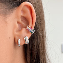 Load image into Gallery viewer, Clear Cz Ear Cuff Silver

