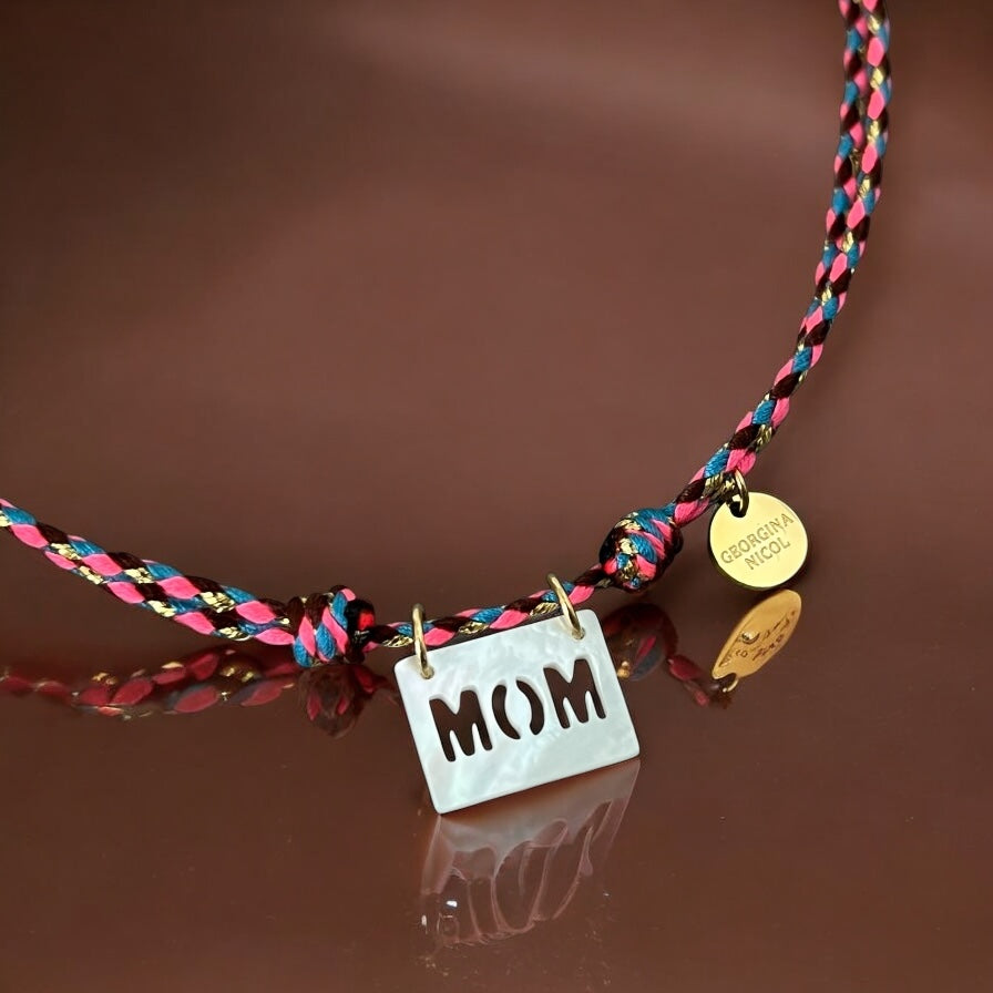 Her Name is Love – MOM Mother of Pearl Necklace