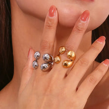 Load image into Gallery viewer, Chunky Double Dome Ring
