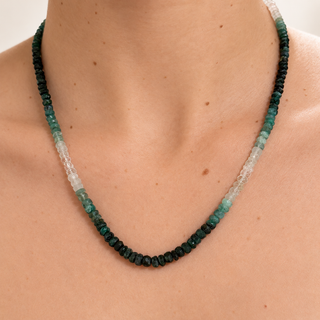 Emerald Shaded Necklace