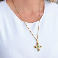 Load image into Gallery viewer, Protection Vintage Cross Necklace
