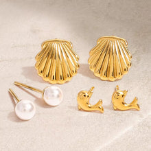 Load image into Gallery viewer, Ocean Treasures – 3-Pair Earrings Set
