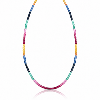 Sapphire Rainbow Necklace