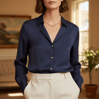 14k Solid Gold Evil Eye Pearl Necklace - Georgina Nicol