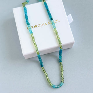 Apatite Colorblock Necklace