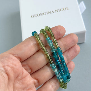 Apatite Colorblock Necklace