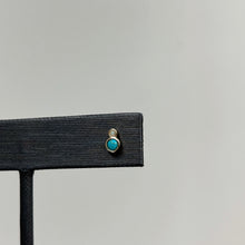 Load image into Gallery viewer, Tiny Turquoise Stud Earrings
