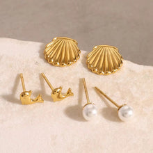 Load image into Gallery viewer, Ocean Treasures – 3-Pair Earrings Set
