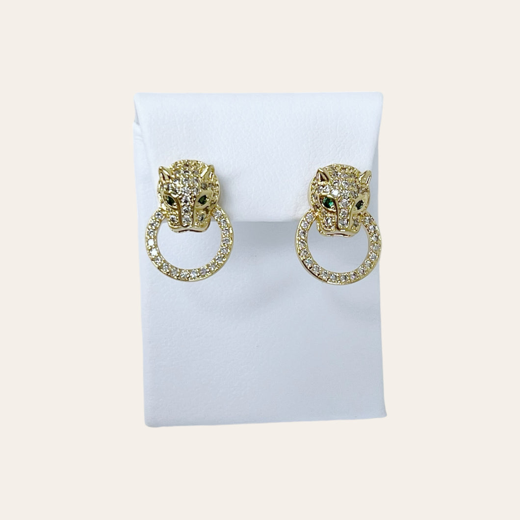 Panther Stud Earrings