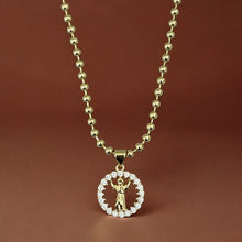 Load image into Gallery viewer, Divine Guidance Necklace – Divine Child Jesus Blessing Medallion
