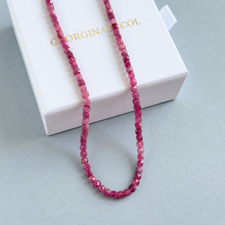 Pink Tourmaline Necklace