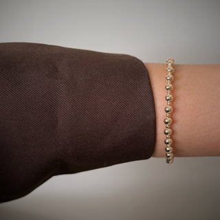 2mm / 4mm Gold Bead Bracelet - Georgina Nicol