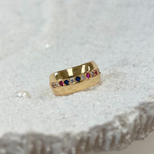 Load image into Gallery viewer, Colorful Cz Band Ring
