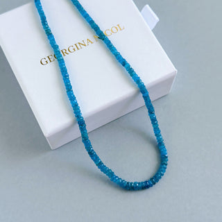 Blue Apatite Necklace