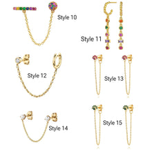 Load image into Gallery viewer, Dainty Cz Earrings
