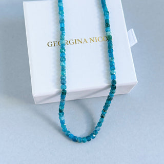 Blue Apatite Necklace