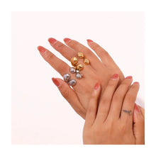 Load image into Gallery viewer, Chunky Double Dome Ring
