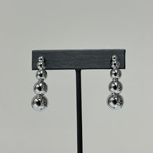 Load image into Gallery viewer, Large Silver Ball Earrings
