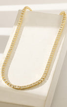 Load image into Gallery viewer, Diamond Tennis Necklace Gold
