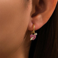 Load image into Gallery viewer, Heart Arrow Hoop Earrings
