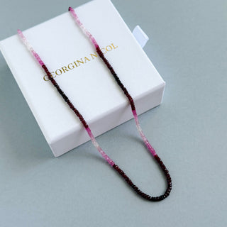 Ruby Shaded Necklace