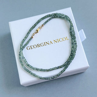 Green Sapphire Necklace