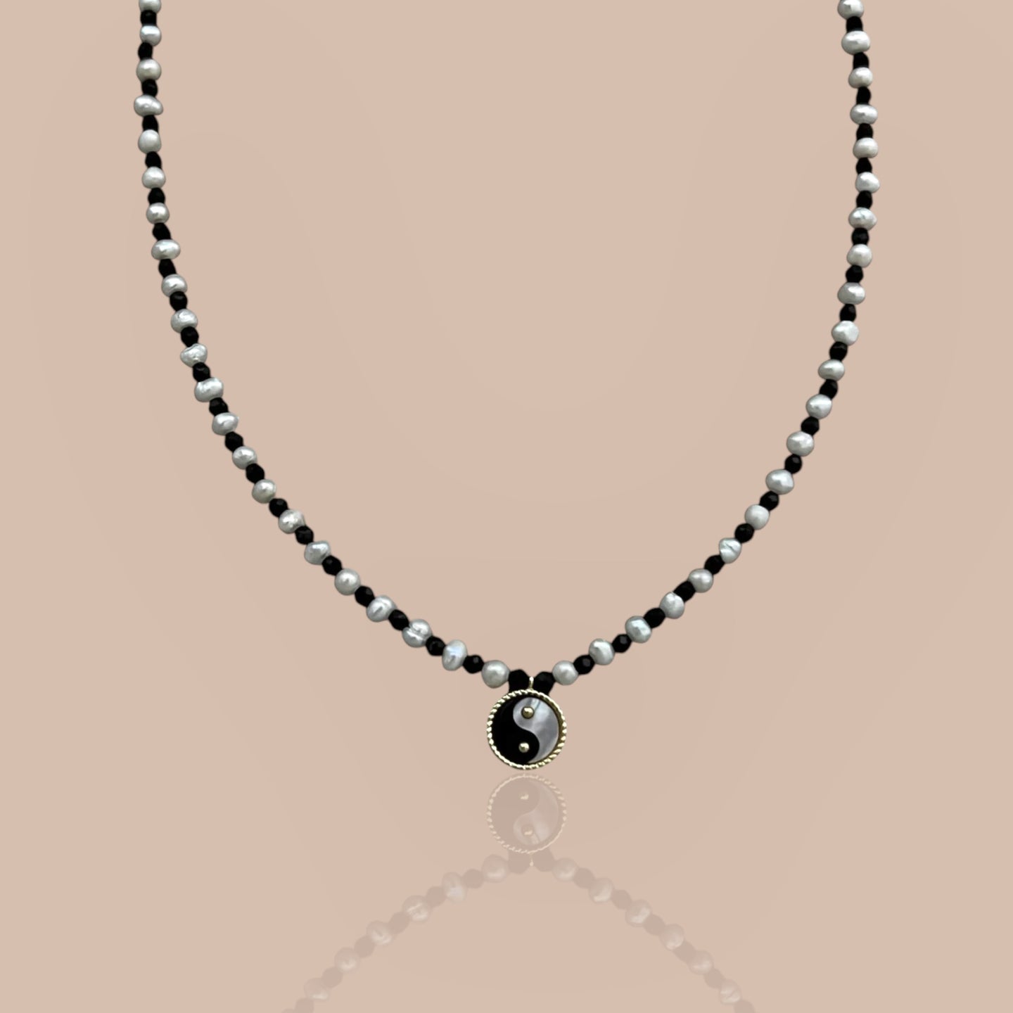 Balance Your Mind, Body, & Soul Yin Yang Pearl Necklace