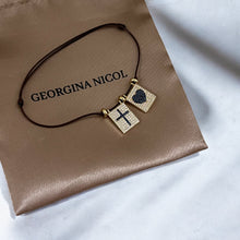 Load image into Gallery viewer, Wear Love and Faith Together Heart &amp; Cross Double Scapular Necklace
