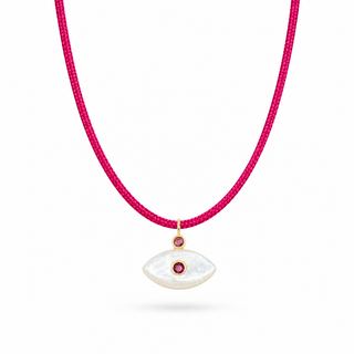 Alba Eye Cord Necklace