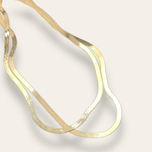 Load image into Gallery viewer, Herringbone Chain Necklace 4mm
