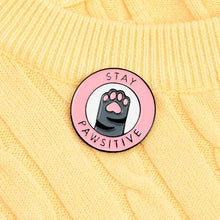 Load image into Gallery viewer, Enamel Paw Pin

