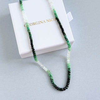 Emerald Shaded Necklace