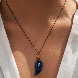 Lapis  Lazuli Ala Necklace