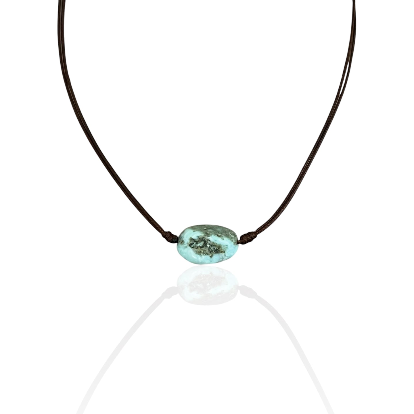Inner Peace – Larimar Necklace