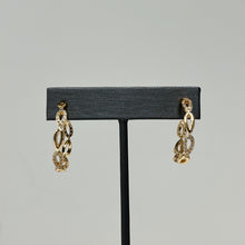Load image into Gallery viewer, Large Cz Hoop Earrings
