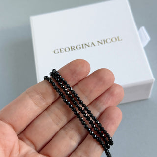Black Spinel Necklace