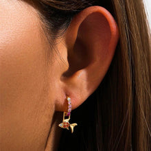 Load image into Gallery viewer, Fish Hoop Earrings

