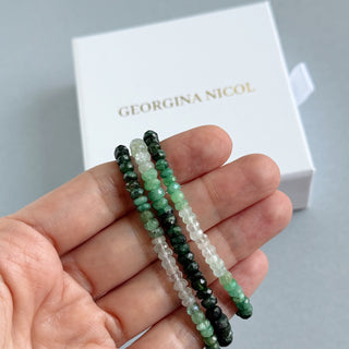 Emerald Shaded Necklace