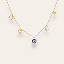 Load image into Gallery viewer, Gold Lucky Charm Necklace
