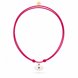 Alba Eye Cord Necklace