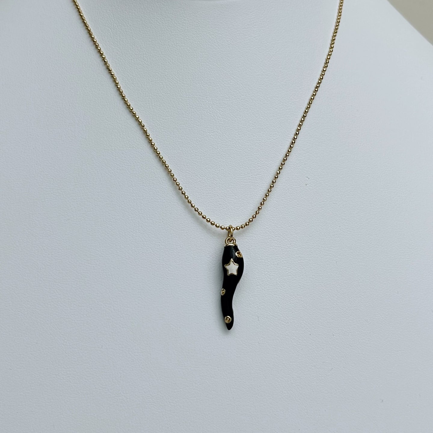 Black Horn Necklace