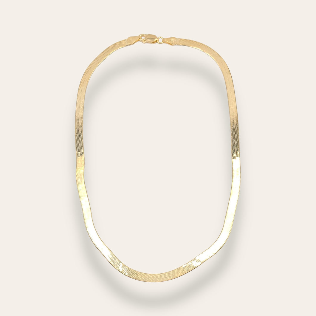 Herringbone Chain Necklace 4mm