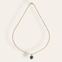 Load image into Gallery viewer, Evil Eye Necklace Gold
