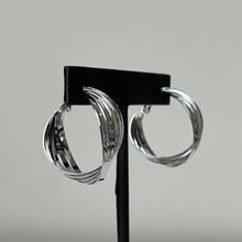 Load image into Gallery viewer, Sydney Hoop Earrings Silver
