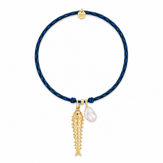 Milos Pearl Fish Necklace