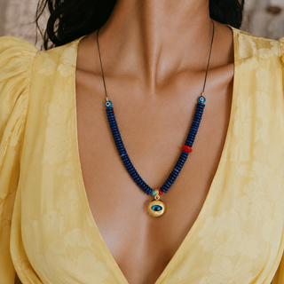 Nazar Lapis Lazuli Necklace