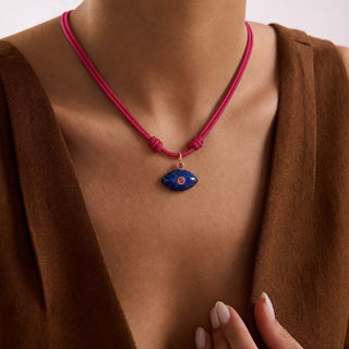 Azura Eye Cord Necklace