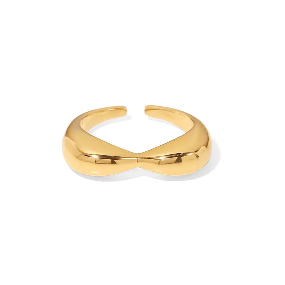 Heart Shape Open Ring