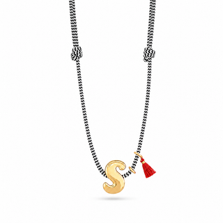 Initial Cord Necklace