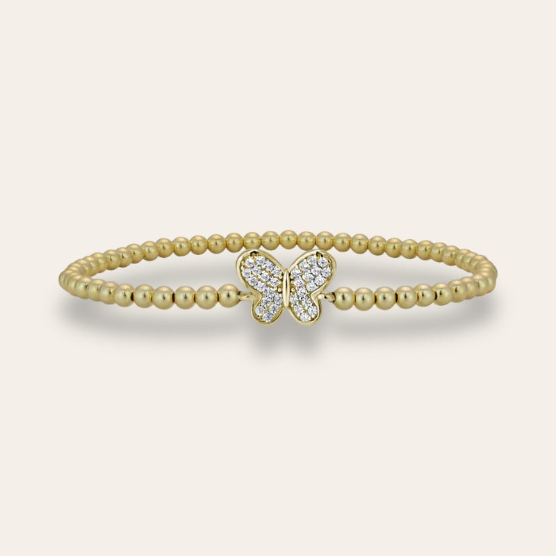 Cz Butterfly Bracelet Gold Filled Bracelet